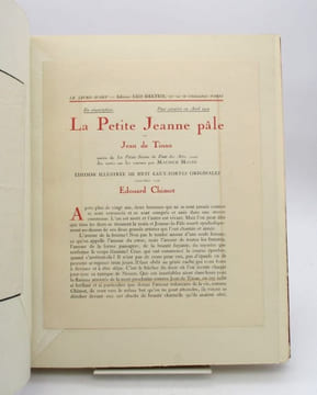 La Petite Jeanne pâle suivi de La Petite Sirène du Pont des Arts. TINAN (Jean de), CHIMOT (Édouard)