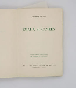 Émaux et Camées