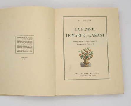 La Femme, le Mari et l'Amant. KOCK (Paul de); FARGEOT (Ferdinand)
