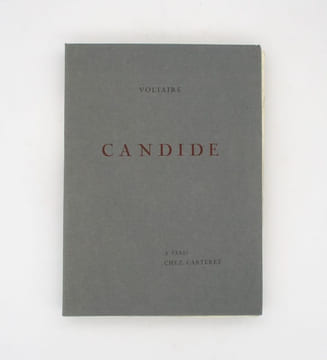 Candide. VOLTAIRE; MALASSIS (Edmond)