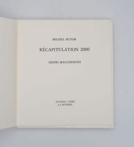 Récapitulation 2000