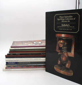 Lot de catalogues de ventes aux enchères