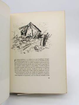 Ensemble de trois ouvrages illustrés. DORGELÈS (Roland); DUNOYER DE SEGONZAC (André)