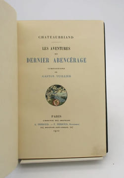 Les Aventures du dernier Abencérage. CHATEAUBRIAND (François-René de)