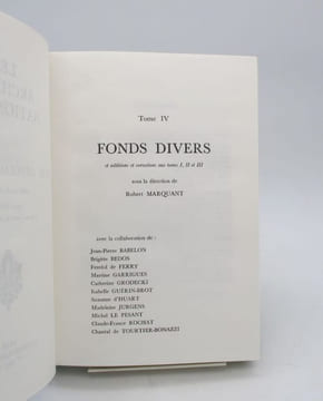 Les Archives nationales : état général des fonds. FAVIER (Jean)