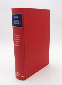 État sommaire des Archives de la Marine antérieures à la Révolution. undefined