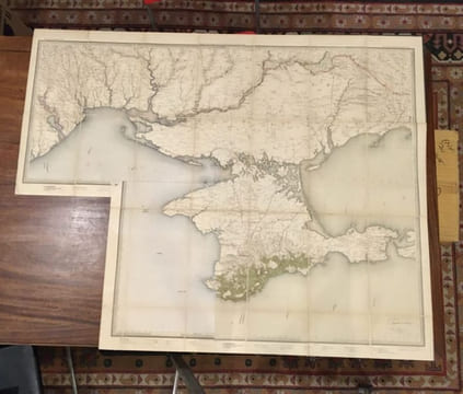 Plan du Canal de Perekop et de sa région. [CRIMÉE] 