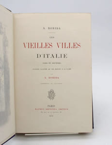 Les Vieilles Villes d'Italie - Notes et souvenirs