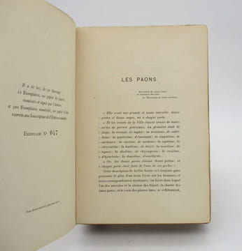Les Paons. MONTESQUIOU (Robert de)