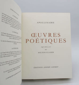 Oeuvres. APOLLINAIRE (Guillaume)
