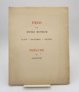 Trio pour Henri Mondor