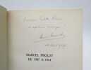 Marcel Proust de 1907 à 1914 (essai de biographie critique). BONNET (Henri)
