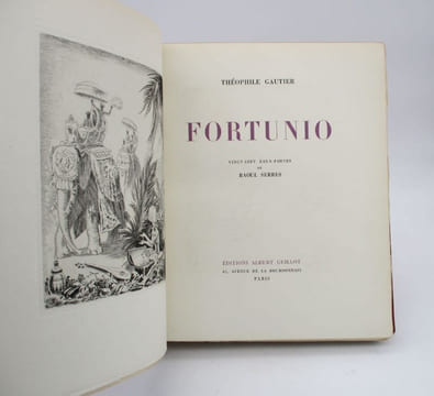 Fortunio. GAUTIER (Théophile), SERRES (Raoul)
