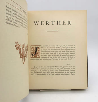 Werther. GOETHE (Johann Wolfgang von); LEROUX (Auguste)