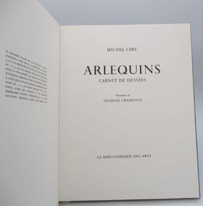 Arlequins. Carnet de dessins