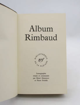 Album Rimbaud. MATARASSO (Henri); Petitfils (Pierre)