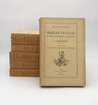 Dictionnaire raisonné du mobilier français de l'époque carolingienne à la Renaissance. VIOLLET-LE-DUC (Eugène)