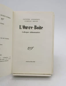L'Ouvre-Boîte. Colloque abhumaniste