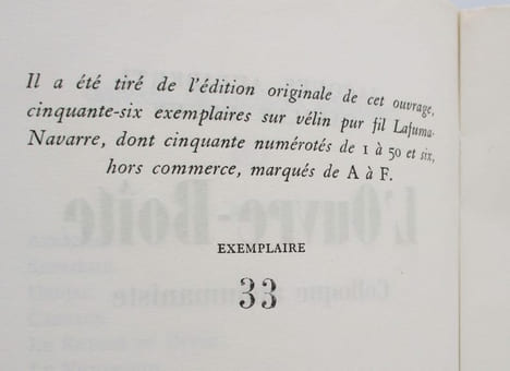 L'Ouvre-Boîte. Colloque abhumaniste. AUDIBERTI (Jacques); BRYEN (Camille)