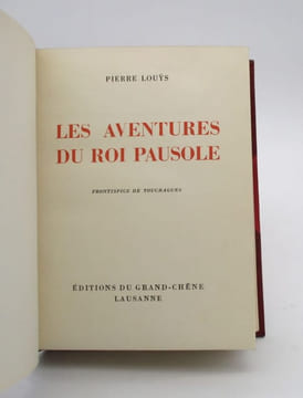 Ensemble de 4 ouvrages illustrés et reliés. LOUS (Pierre)