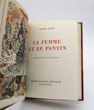 Ensemble de 4 ouvrages illustrés et reliés. LOUS (Pierre)
