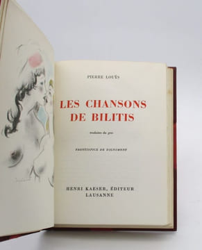 Ensemble de 4 ouvrages illustrés et reliés. LOUS (Pierre)