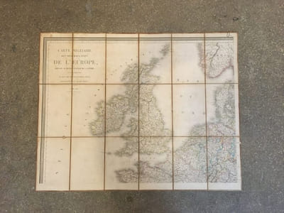 Carte d'Europe occidentale