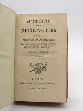 Histoire des découvertes faites par divers savans voyageurs dans plusieurs contrées de la Russie & de la Perse. [PALLAS (P.S.); GEMLIN (S.G.); ...