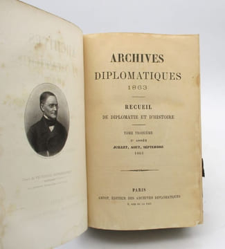 Archives diplomatiques 1863. Tome troisième [suivi de:] Archives diplomatiques 1863. Tome quatrième. undefined