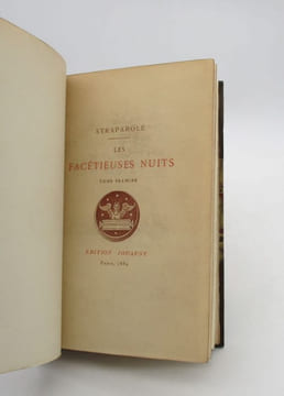 Les Facétieuses nuits du seigneur J.-F. Straparole. STRAPAROLA (Gianfrancesco)