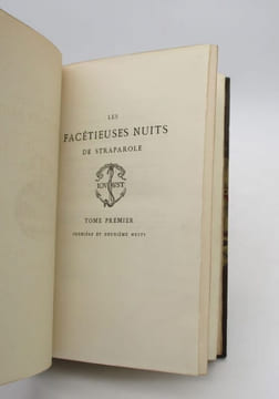 Les Facétieuses nuits du seigneur J.-F. Straparole. STRAPAROLA (Gianfrancesco)
