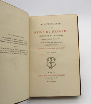 Les Sept Journées de la reine de Navarre suivies de la huitième. ANGOULÊME (Marguerite de, reine de Navarre)
