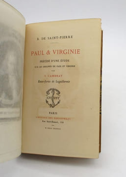 Paul et Virginie. BERNARDIN DE SAINT-PIERRE (Jacques-Henri)