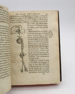 L'Homme de René Descartes et un Traité de la formation du foetus. DESCARTES (René); LA FORGE (Louis de)