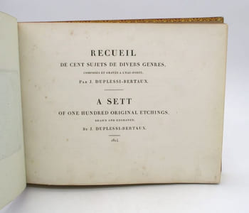 Recueil de cent sujets de divers genres, composés et gravés à l'eau-forte