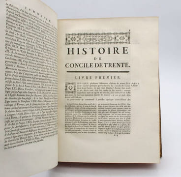 Histoire du Concile de Trente. SARPI (Paolo); LE COURAYER (Pierre-François)