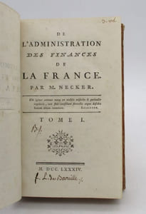 De l'administration des finances de la France