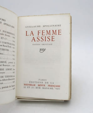 La Femme assise. APOLLINAIRE (Guillaume)