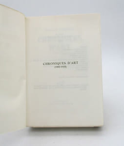 Chroniques d'art (1902-1918)