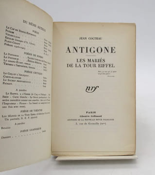 Antigone - Les Mariés de la Tour Eiffel. COCTEAU (Jean)
