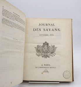 Journal des savans : septembre à décembre 1816 [et] janvier à décembre1817