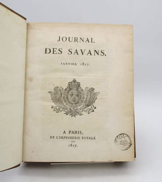 Journal des savans : septembre à décembre 1816 [et] janvier à décembre1817. undefined