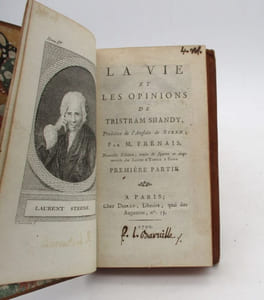 La Vie et les Opinions de Tristram Shandy [suivi de:] Lettres d'Yorick à Éliza, et d'Éliza à Yorick
