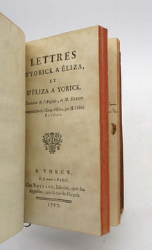 La Vie et les Opinions de Tristram Shandy [suivi de:] Lettres d'Yorick à Éliza, et d'Éliza à Yorick. STERNE (Laurence)