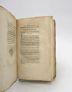 Lettre de Brutus, sur les chars anciens et modernes.. DELISLE de SALES