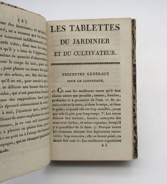 Les Tablettes du jardinier et du cultivateur. DESMARTINS (M.)