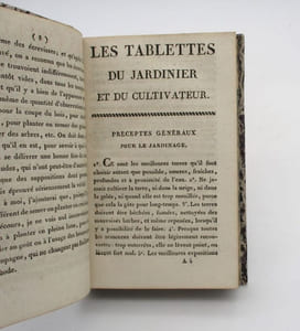 Les Tablettes du jardinier et du cultivateur