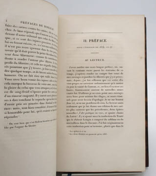 Oeuvres de Boileau. BOILEAU (Nicolas)