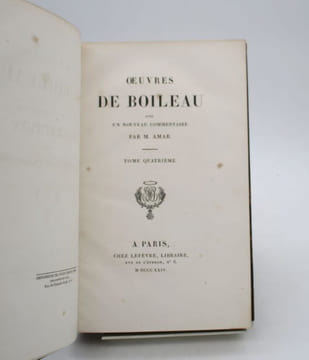 Oeuvres de Boileau. BOILEAU (Nicolas)
