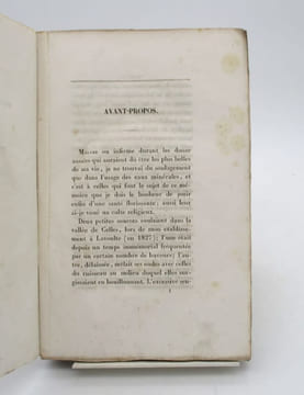 Premier mémoire sur les eaux médicinales naturelles de Celles et sur la curabilité des affections tuberculeuses et du cancer. BARRIER (J.-A.)